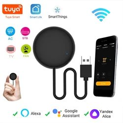 Tuya WiFi IR Remote Control Smart Life Controller Universal Infrared for TV Air Conditioner Works with Alexa Google Home Alice