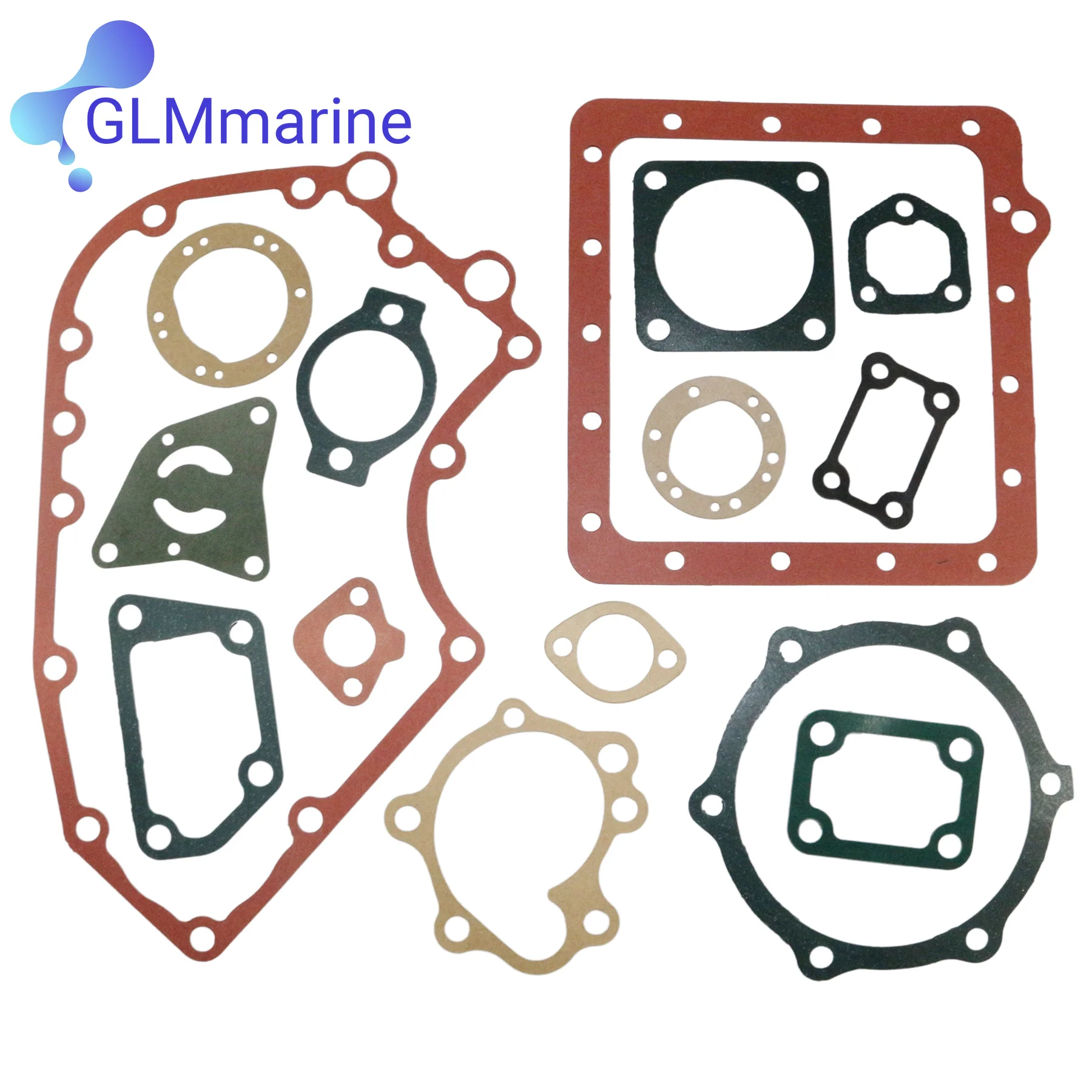 Power Head Gasket Set 128271-01911 Fits for Yanmar 18 HP Marine 2GM20 2GM20B 2GM20C 2GM20F Engine 728271-92605 18-55602