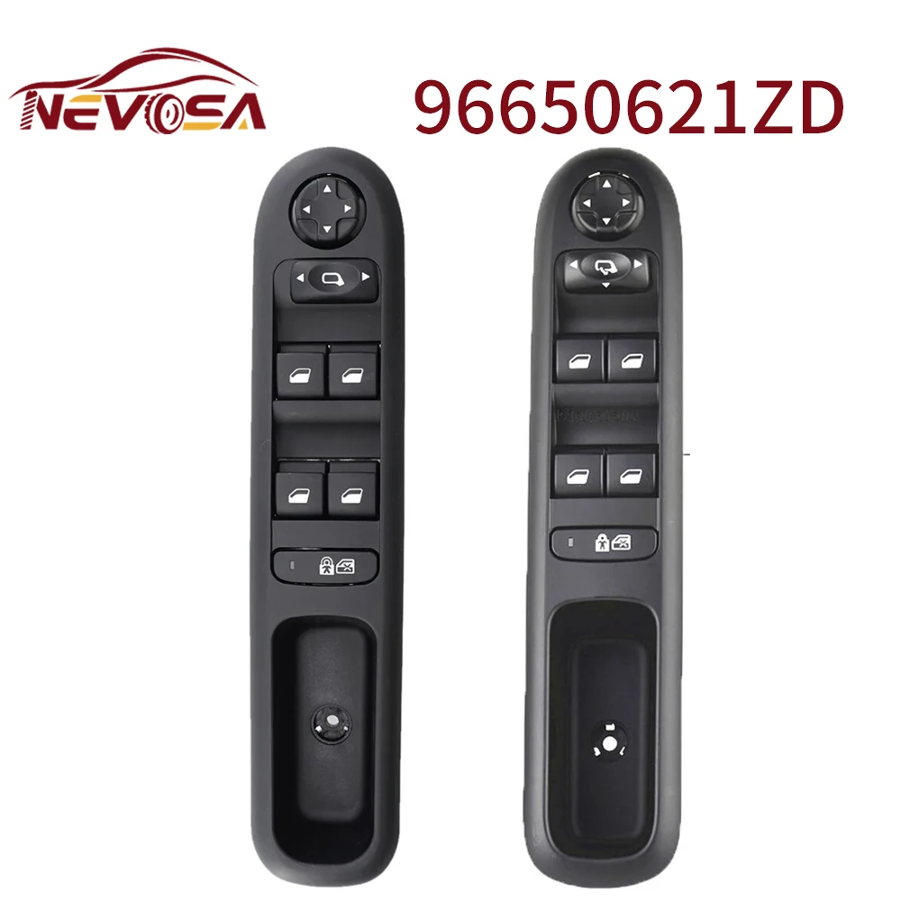 

NEVOSA 96650620ZD 96650621ZD FL Master Power Window Switch for Peugeot 3008 5008 Hatchback Wagon Door Lifter Switch 6490X6