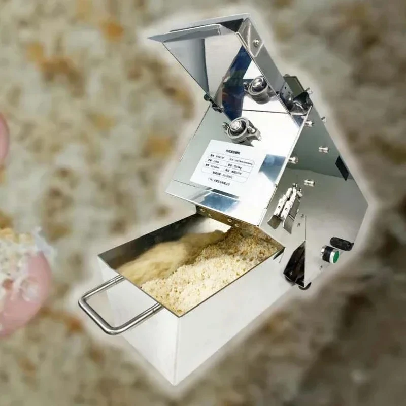 Table Type Bread Crumbs Grinder Machine 6mm 9mm 12mm Cutting For Fried Pork Chop
