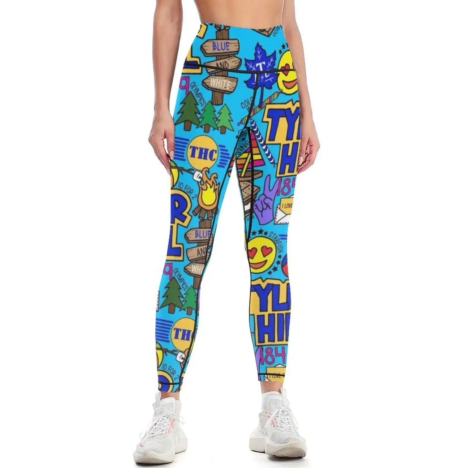 

Tyler Hill Leggings gym's sportswear Fitness woman Sweatpants sportswear gym Womens Leggings