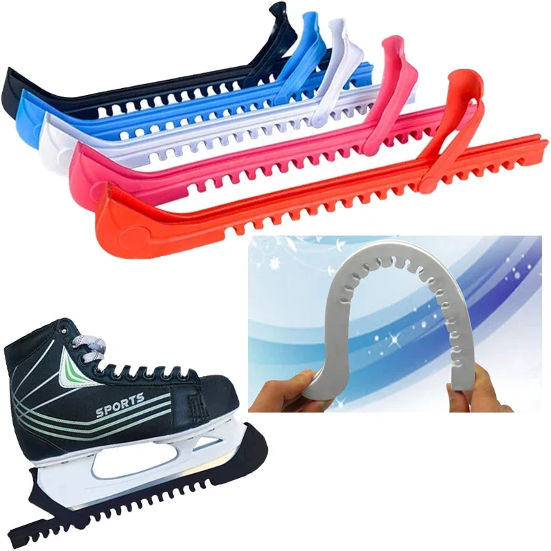 1 คู่ Walkable ปรับรูป ICE Hockey รองเท้าสเก็ต Protector COVER Anti SLIP สวมใส่ PVC รองเท้าสเก็ตน้ําแข็งใบมีดฝาครอบ