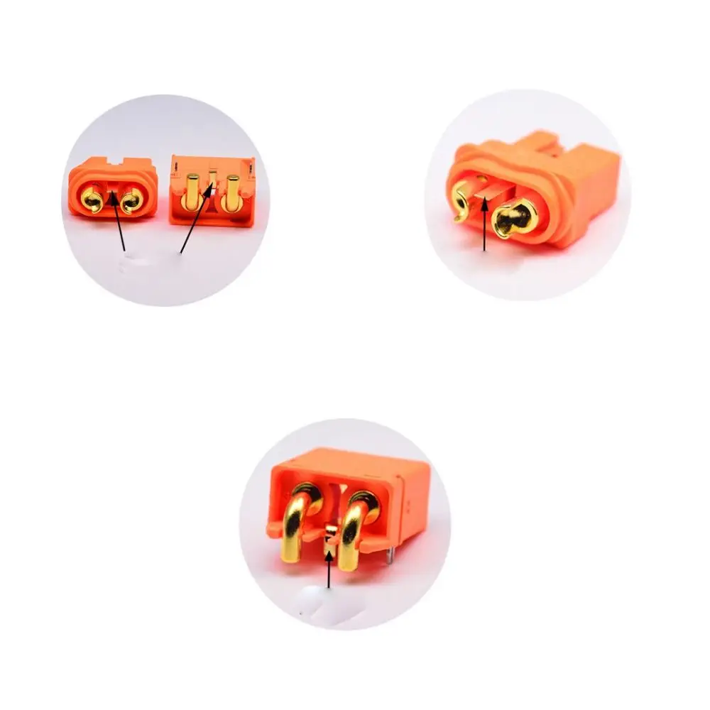 with Signal Pin XT60I-F XT60I-PW 2+1 Plug Accessories Brass 2+1 Connector Signal Pin Plug Model Parts