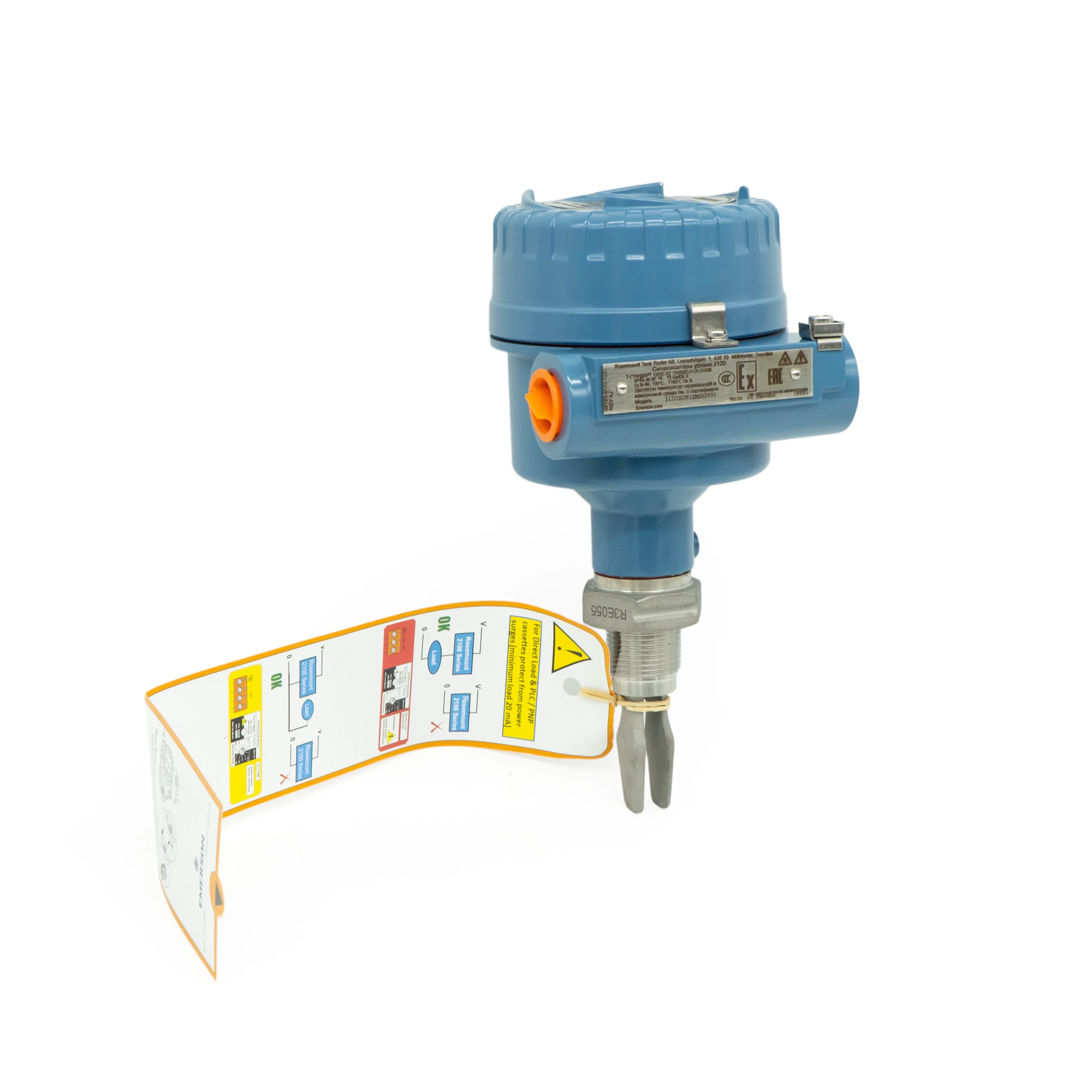 

Новое поступление, промышленный переключатель уровня жидкости Rosemount 2120, вибрационный камертон, переключатель уровня