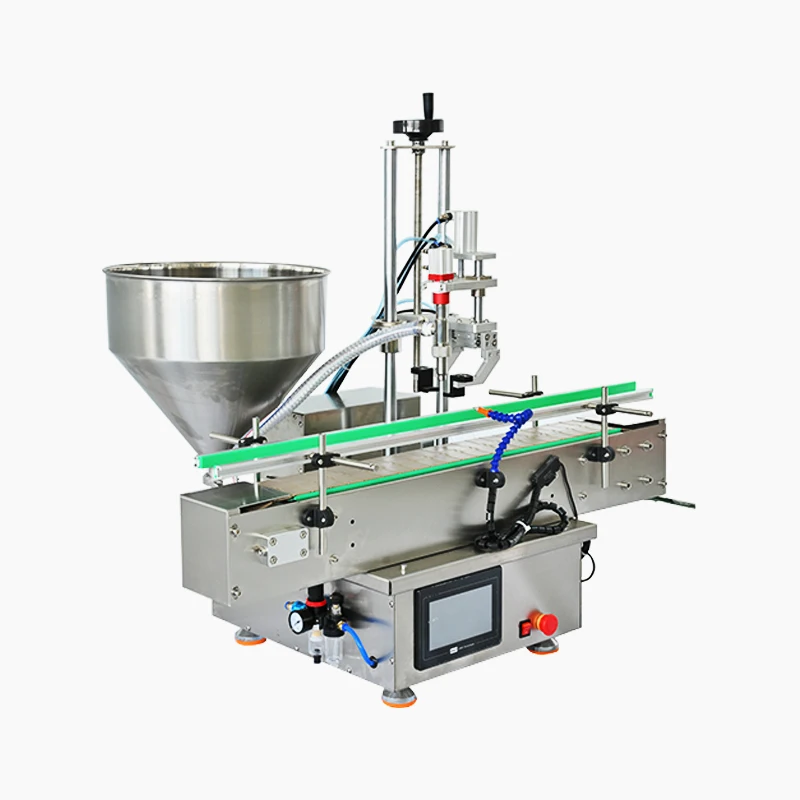 316 Gear Pump Bench Single Dive Head Filling Machine for Food Jams Cosmetics Cream and Pastes