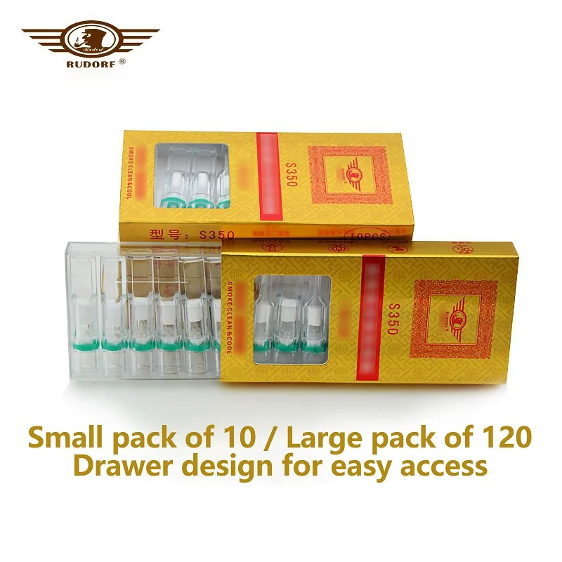120pcs Multi-Filter Cigarette Tips Large Box Universal Cigarette Size Reducing Harmful Effects Improving Taste