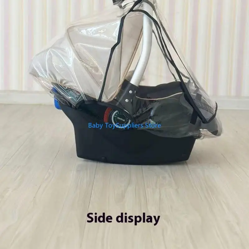 R1WF EVA Säuglingswagen Regenabdeckung wasserdichte winddichten Beschützer für Kinderwagen