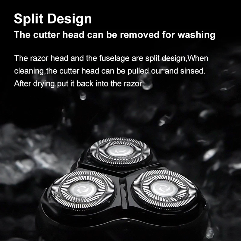 Youpin SOEYE ماكينة حلاقة كهربائية استبدال رئيس للرجال الحلاقة الكهربائية رئيس IPX7 مقاوم للماء القاطع رئيس أداة تهذيب اللحية اكسسوارات