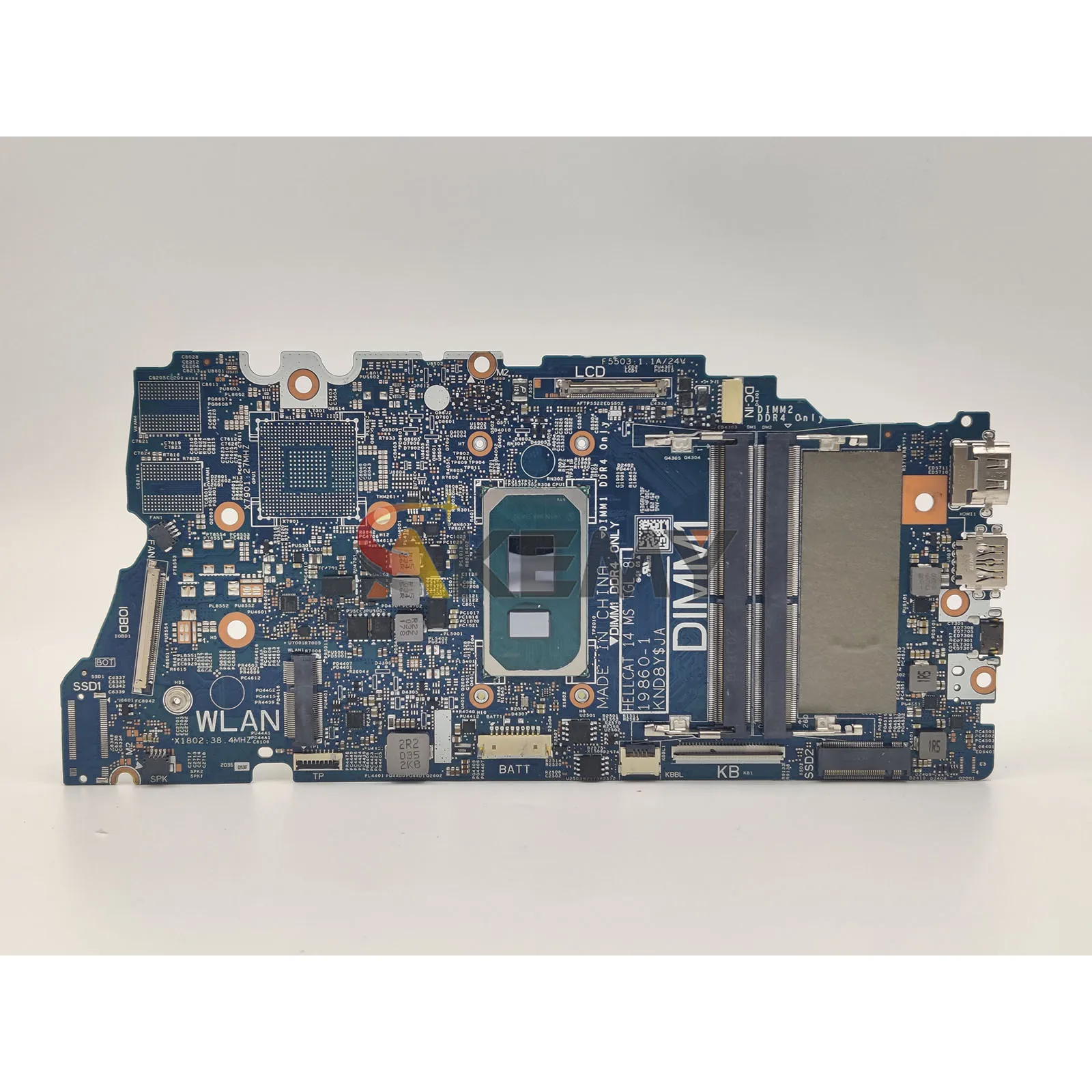 ノートパソコンのマザーボード 19860-1 デルインスピロン 14 7506 7306 5406 7706 2-in-1 i5 i7 CPU CN-0FW6F0 0VMRNH 100% 完全にテスト済み