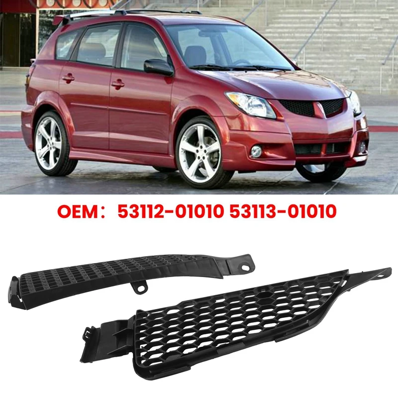 Car Front Left Right Bumper Grille For Pontiac Vibe 2002-2004 53112-01010 53113-01010 Accessories