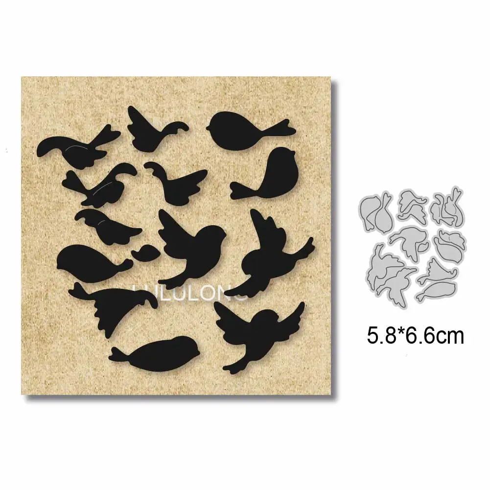 Metal Cutting Dies Scrapbook Card Making Peace Dove Paper Craft Knife Mold Blade Punch Stencils Die Cut