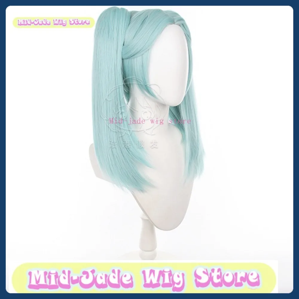 Mid-jade Pruik Winkel Rebecca Cosplay Pruik Anime Game Rollenspel Kostuum Halloween Kostuum Rekwisieten Synthetisch