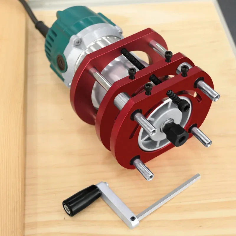 Woodworking Trimming Machine Inverted Electric Wood Milling Multi-Function Lifting Base Lifting Table Slotting Chamfering
