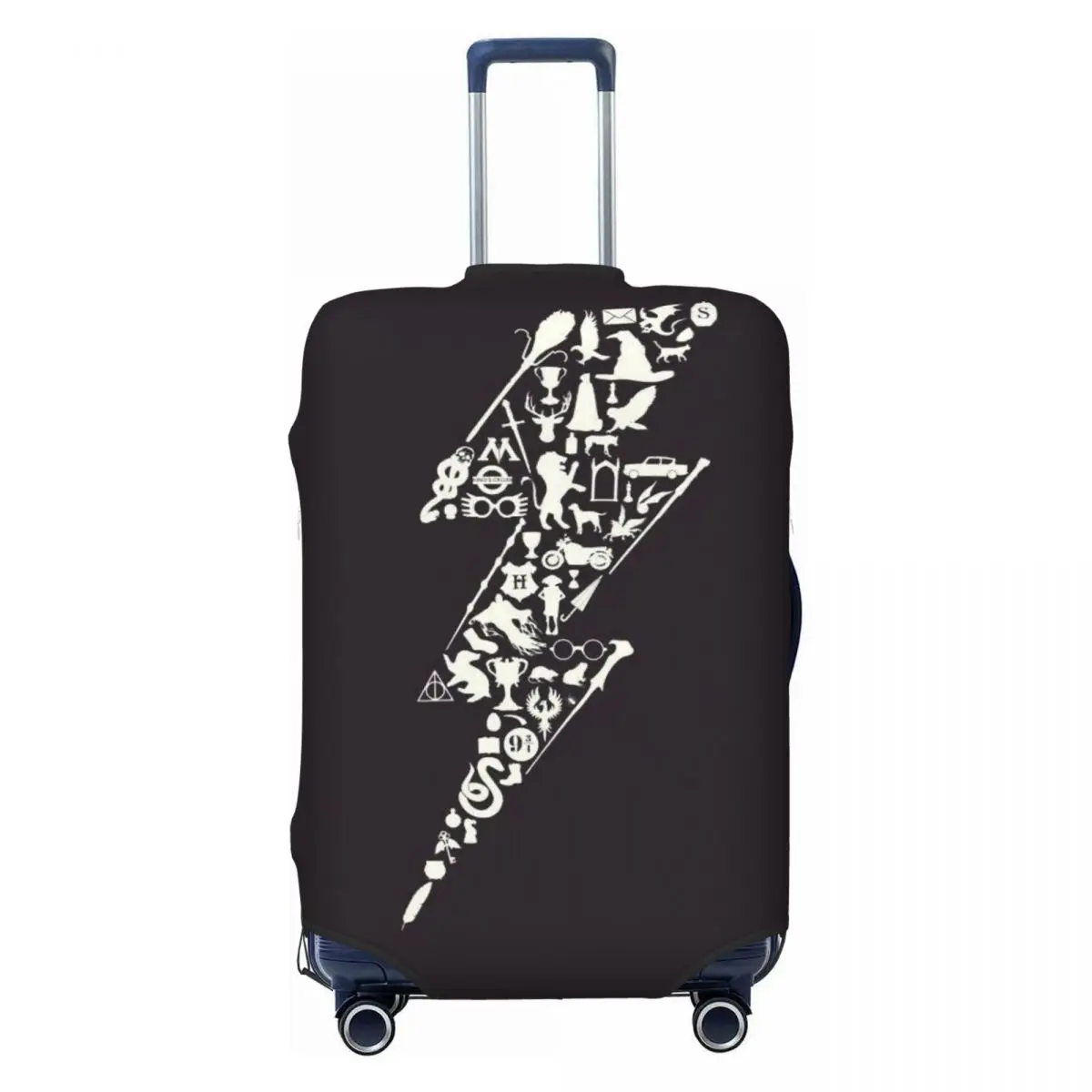

Custom H-Harrys Movie Suitcase Cover Dust Proof Travel Luggage Covers for 18-32 inch