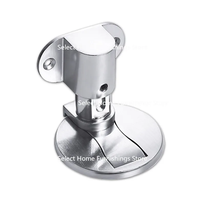 Suitable for Zinc Alloy Adjustable Floor Suction, Non Adhesive Zinc Alloy, Door Stopper Protrusion Strong Magnetic Door Suction