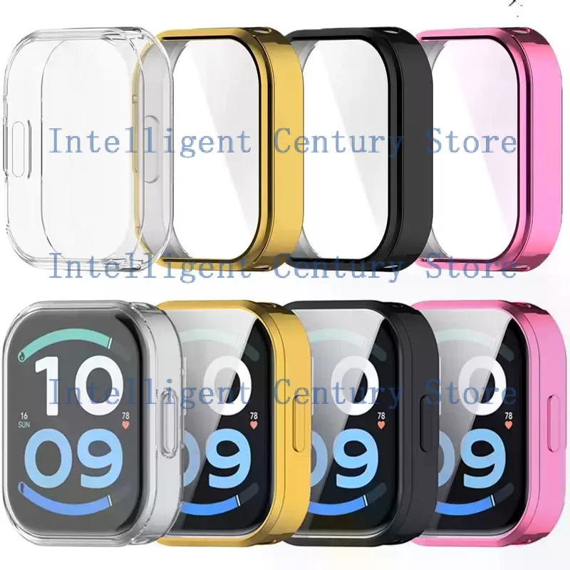 (HBA12) Capa completa em TPU para o smartwatch Watch 6 Active, protetor de tela anti-riscos, nova capa protetora e acessórios.