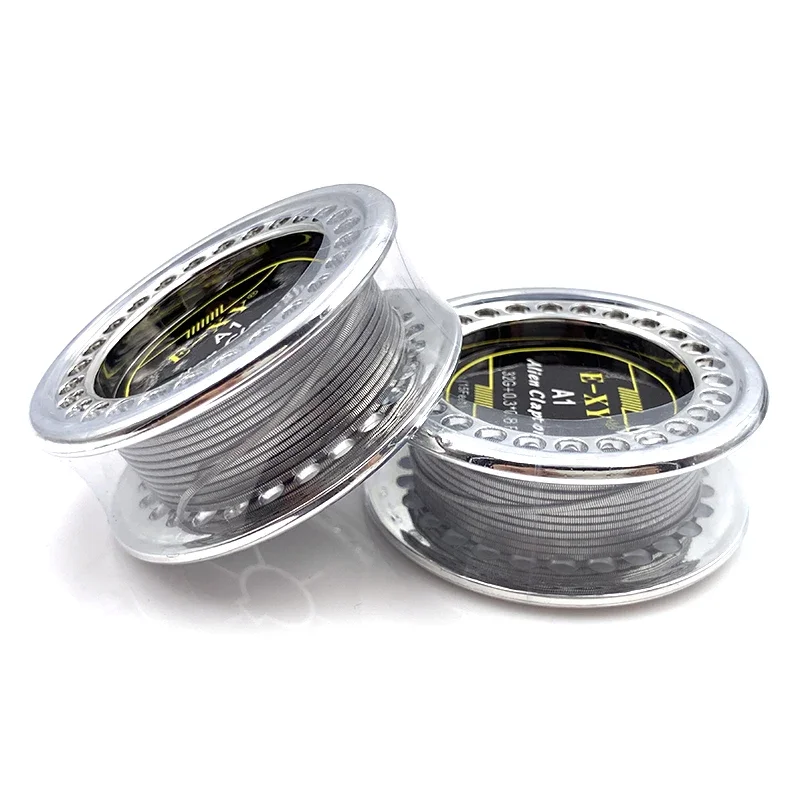 Vmiss Kawat Clapton Alien Datar 32G 15 Kaki Gulungan DIY untuk RDA RBA Alat Penyemprot Dapat Dirakit Kembali Kabel Pemanas Aksesori Vape