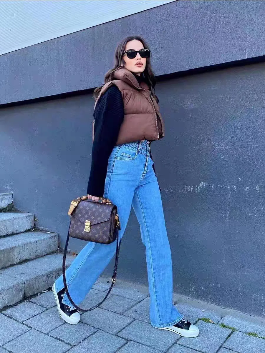 سترات دافئة للنساء معاطف واحدة الصدر للخريف والشتاء سترة معطف كاكي عالي الخصر سترات غير رسمية أنيقة Y2k سترات سميكة