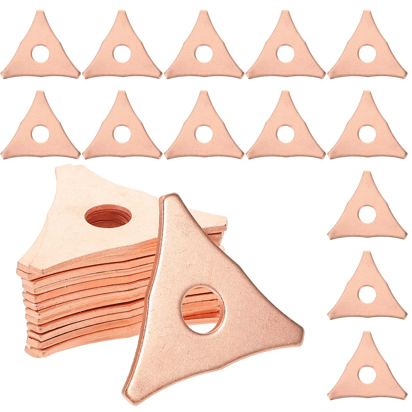 

100pcs Dent Pulling Rings Triangle Sheet Metal Repair Washers For Auto Body Panel Spot Welder Tools Dent Puller