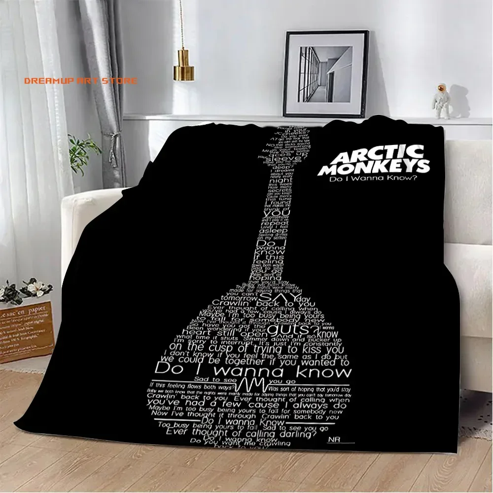 2026 Fashion Rock Band A-Arctic Monkeys Printed Blanket Picnic Blankets Warm Blanket Soft And Comfortable Home Travel Birthday G