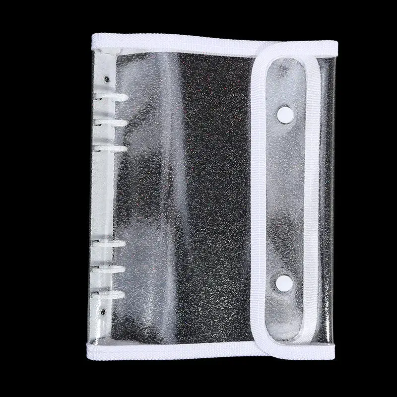 A5 الموثق غطاء مشبك مزدوج 10 قطعة أكياس الأكمام الملء لتقوم بها بنفسك فضفاضة ورقة صور جمع كتاب Kpop حامل مُنظِم