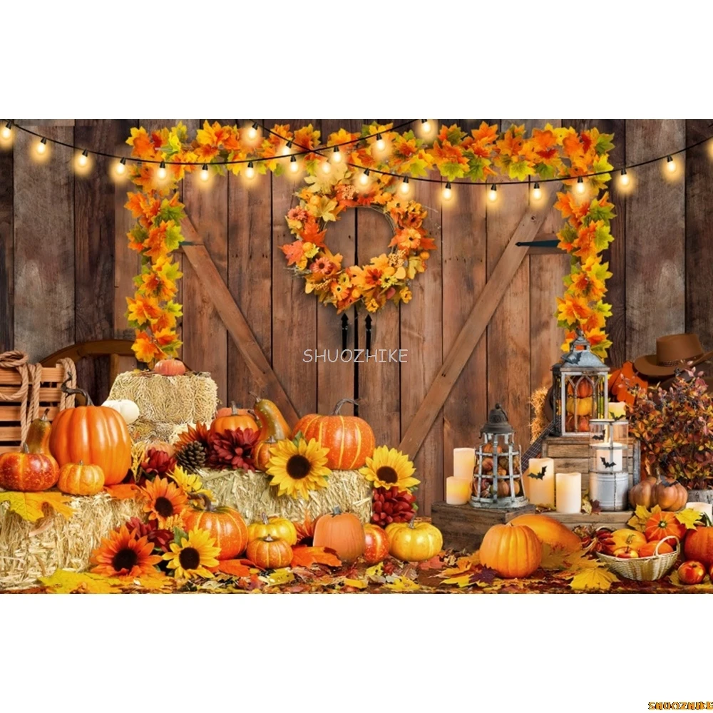 Autumn Forest Series Kids Photography Backgrounds Halloween Fall Leaves Portraits Portraits Baby Photo Banner Holiday Background