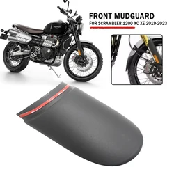 Motorcycle Accessories Front Mudguard Fender Extender Extension For Scrambler 1200 XC XE 1200XC 1200XE 2019 2020 2021 2022 2023