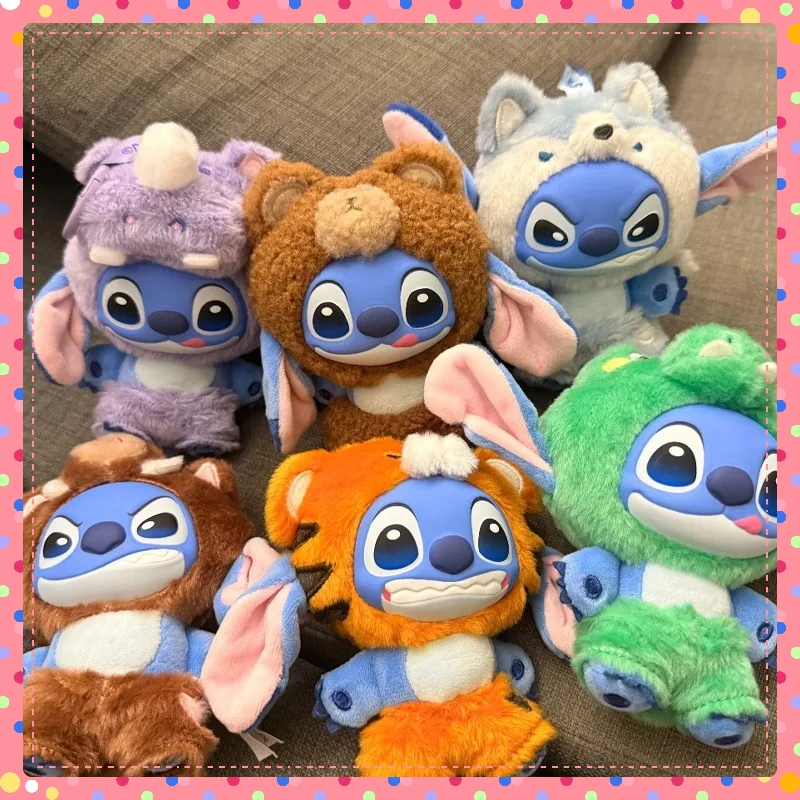 

Новая горячая распродажа, серия Stitch Wild Animal, слепая коробка, изысканная сумка, подвеска, виниловое украшение с героями мультфильмов, сюрприз, таинственный рождественский подарок