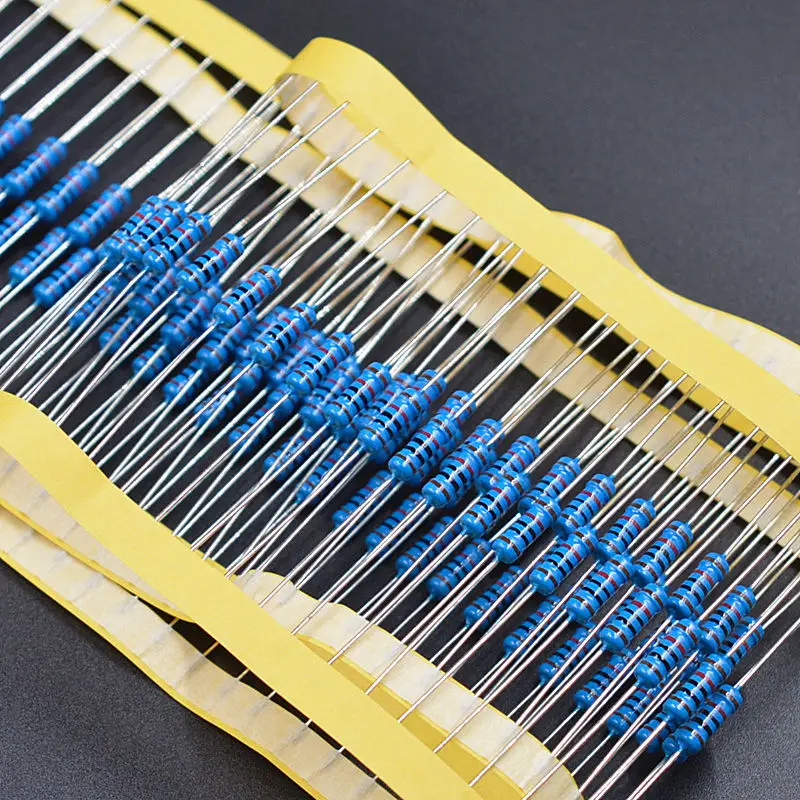 T88C 20 Buah 100 Ohm 1% 3W Resistor Film Logam 3 Watt 100R Resistor