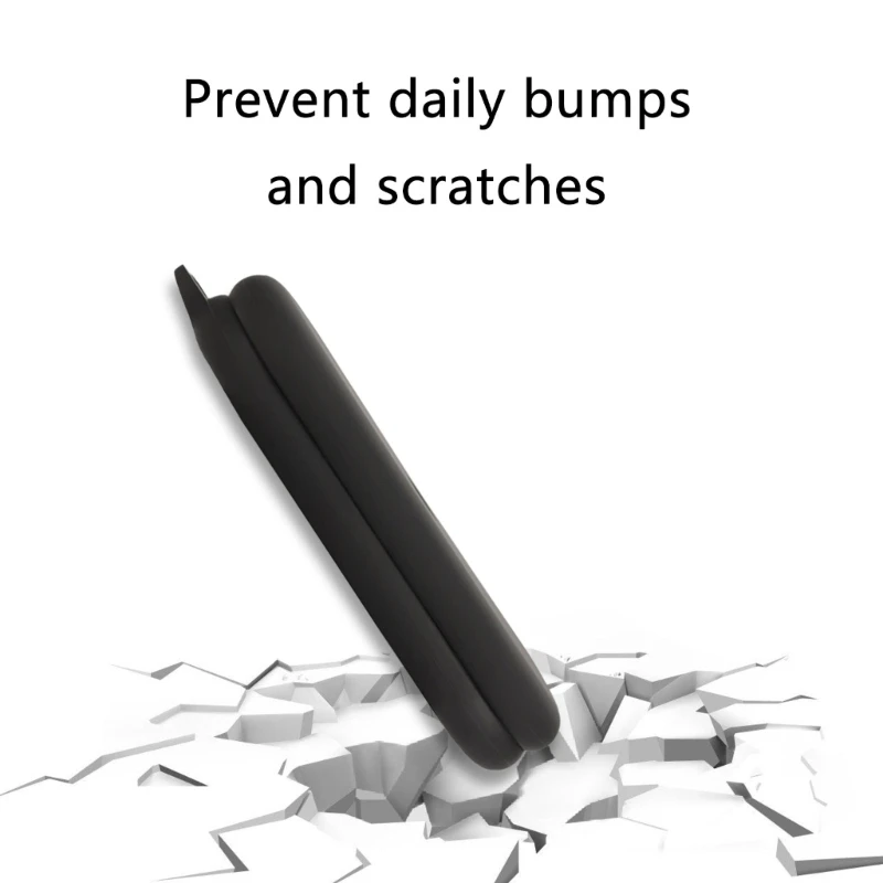 Pelindung silikon anti benturan & goresan pelindung benturan pelindung silikon anti licin kulit silikon untuk tidak ada Earbud telinga (terbuka)