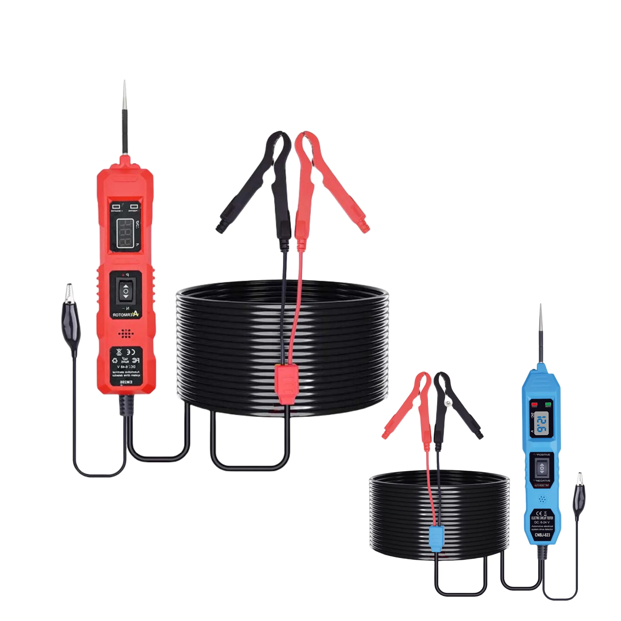 

Автомобильный тестер цепей 3,5 В-36 В, цифровой датчик напряжения, инструмент с ЖК-дисплеем, обнаружение короткого замыкания, автомобильная электрическая диагностика
