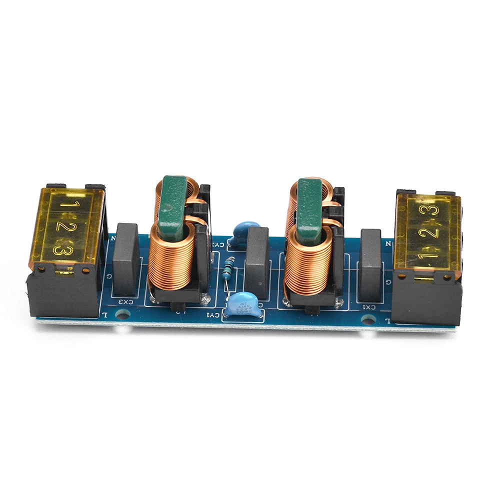 6A 25A Power Supply Filter EMI High-Frequency Two-Stage Power Supply Low-Pass Filter Module Power Supply EMI Filter Board image 4