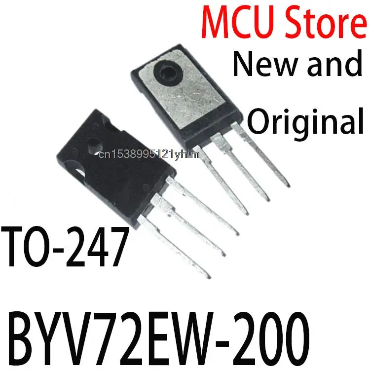 5PCS New and Original  TO-247 BYV72EW TO247 200V 30A fast recovery rectifier BYV72EW-200