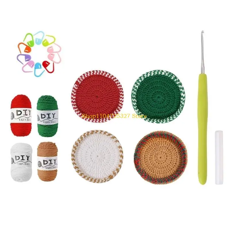 Kits iniciantes crochê crochê d8kf Conjunto crochê