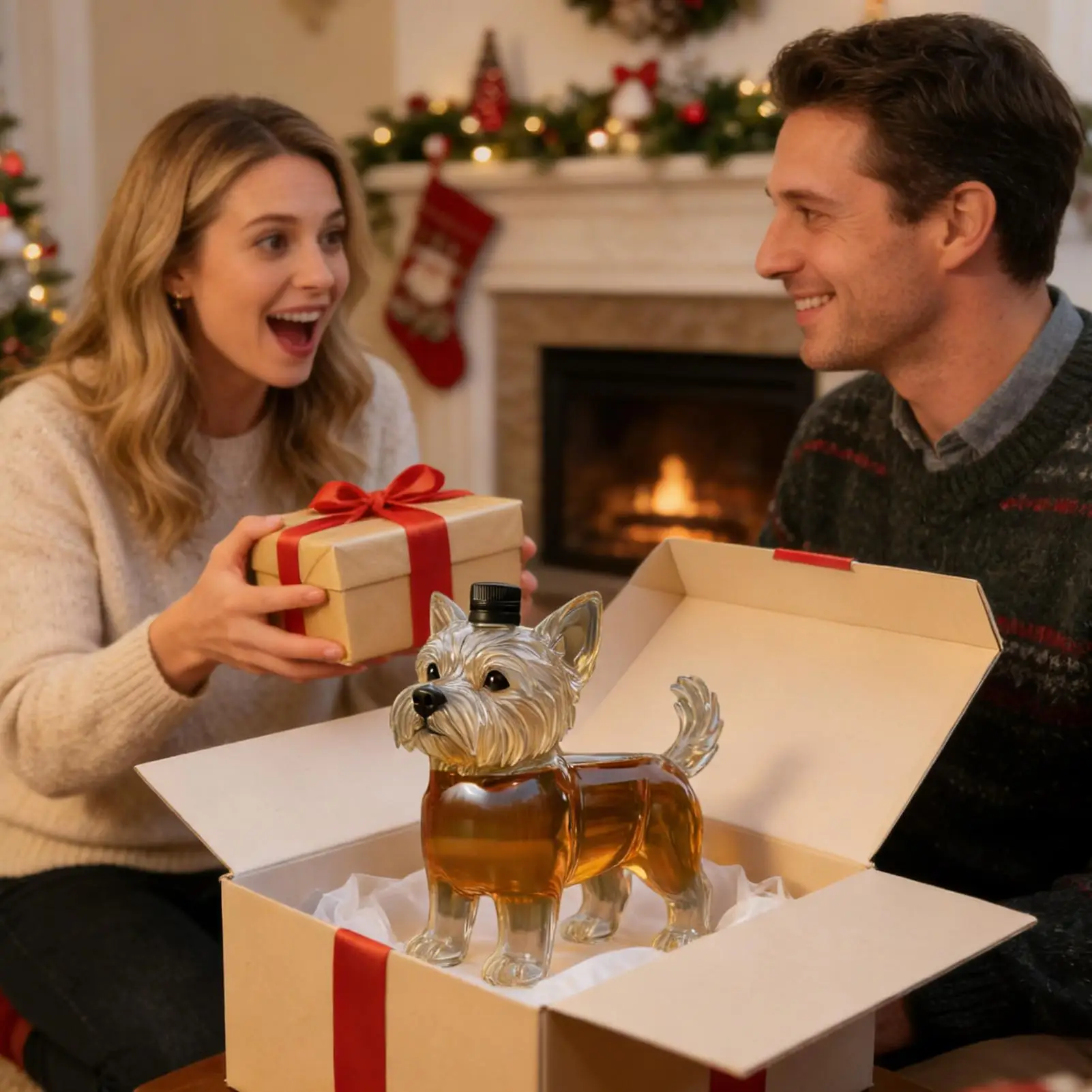 

Glass Decanter High-Transparency Vodka Dispenser Glass Whiskey Decanter Bottle For Family Gathering Party Christmas Weddings