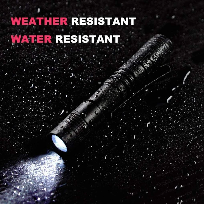 Lanterna caneta tocha super pequena mini aaa XPE-R3 lâmpada led clipe de cinto luz com-A74P