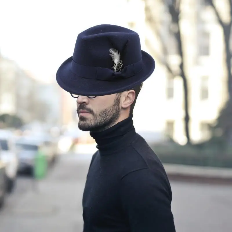 R1WE قبعة مهرجان أكتوبر فيلت بنما JazzHat MagicShow قبعة الكرنفالات ملحقات الحفلات