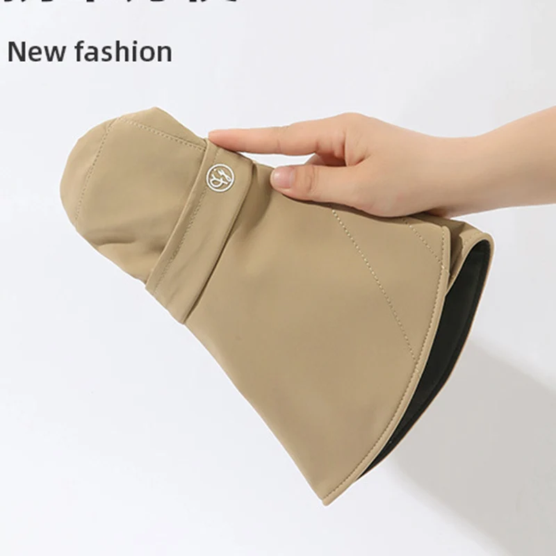 2026 Breitkrempiger UV-Schutz Sonnenhut für Damen, Winddicht und Wasserdicht, Sommer-Kappe für Frauen, Radfahren und Klettern, Breitkrempige Hüte für Damen – Detail 4