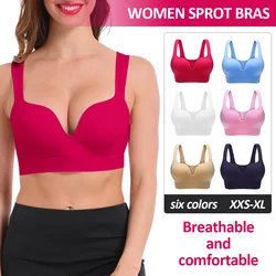 WEICHENS Women Sports Bra Seamless Push Up Bras Sexy Lingerie Tube Top Beauty Back Bralette Breathable Fitness Running Yoga Bra