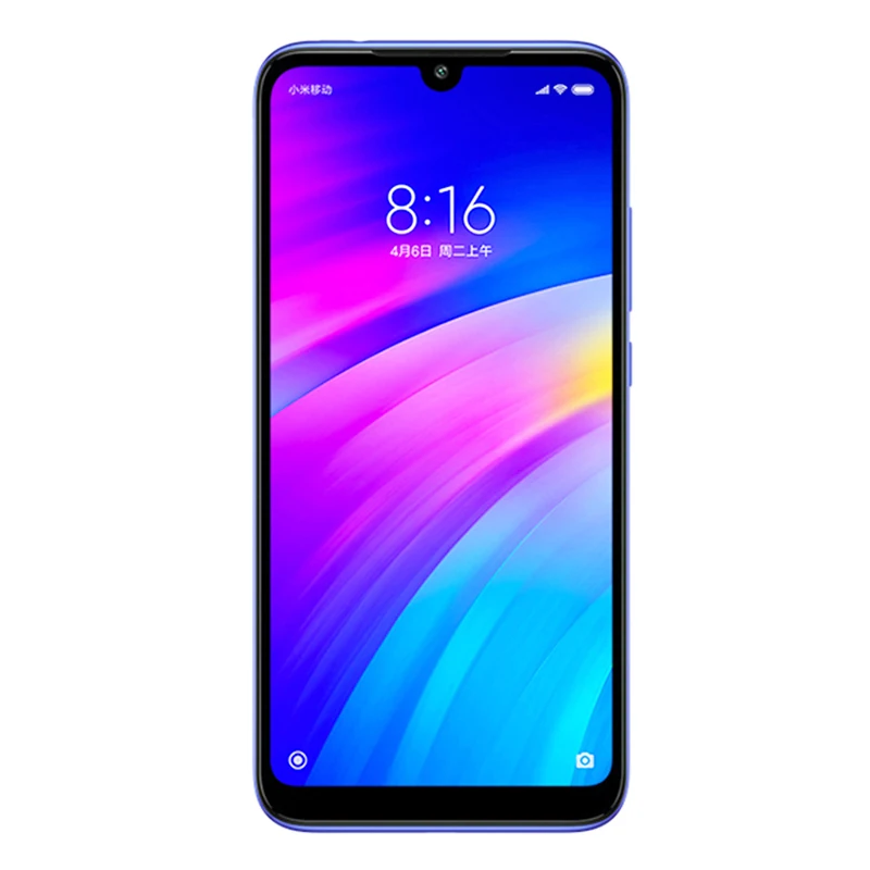 Сотовый телефон Xiaomi Redmi 7 с чехлом для телефона, сотовый телефон с двумя SIM-картами, сотовый телефон Android с двойной камерой, б/у телефон