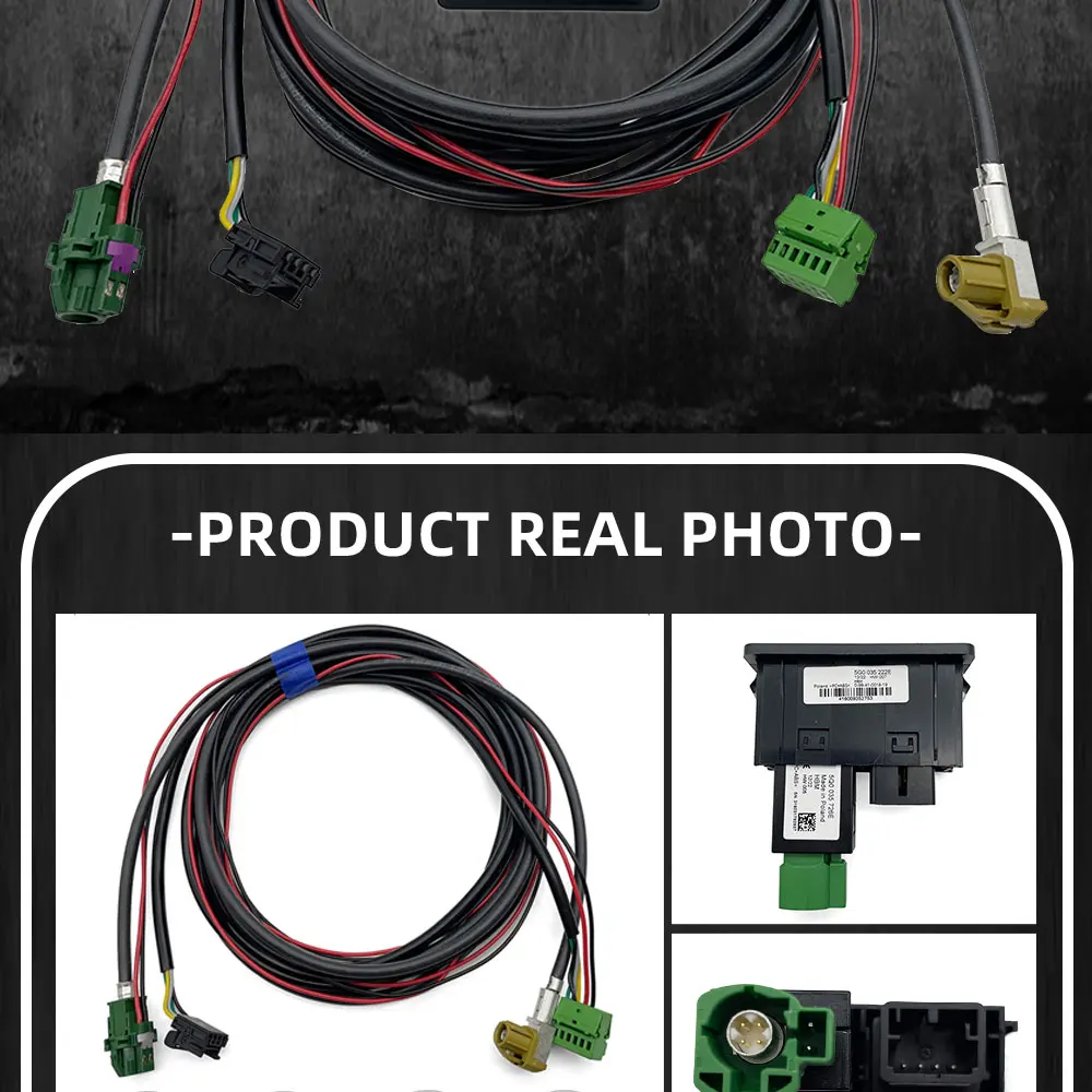 CarPlay Media USB AUX Schalter MIB2 MDI USB AMI Adapter Steckerbuchse 5Q0035726E 5Q0 035 726 E Für VW Golf 7 MK7 VII Passat B8 – Detail 2
