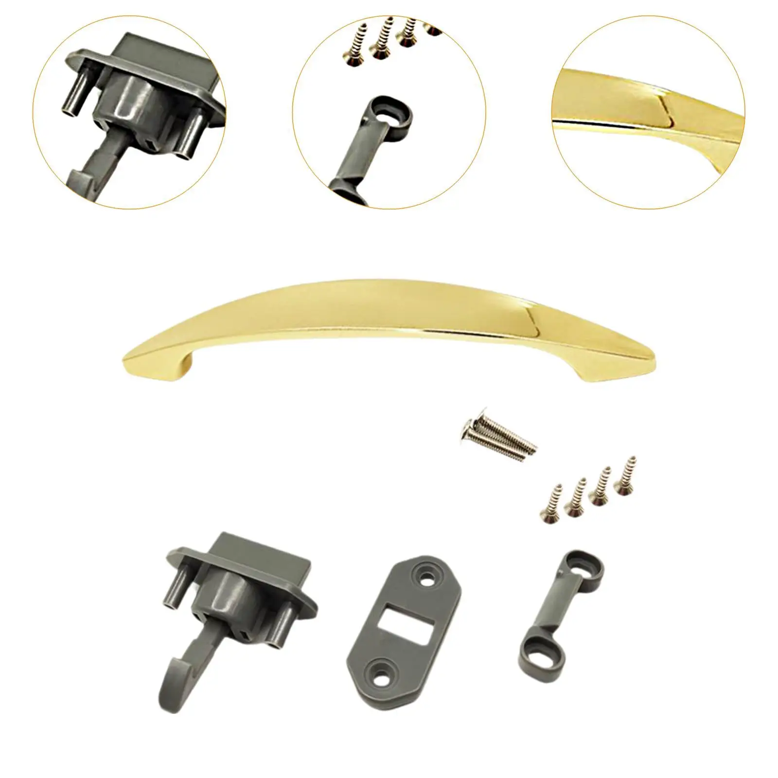 قفل درج خزانة المقطورة قفل مقبض درج RV ومزلاج لليخوت