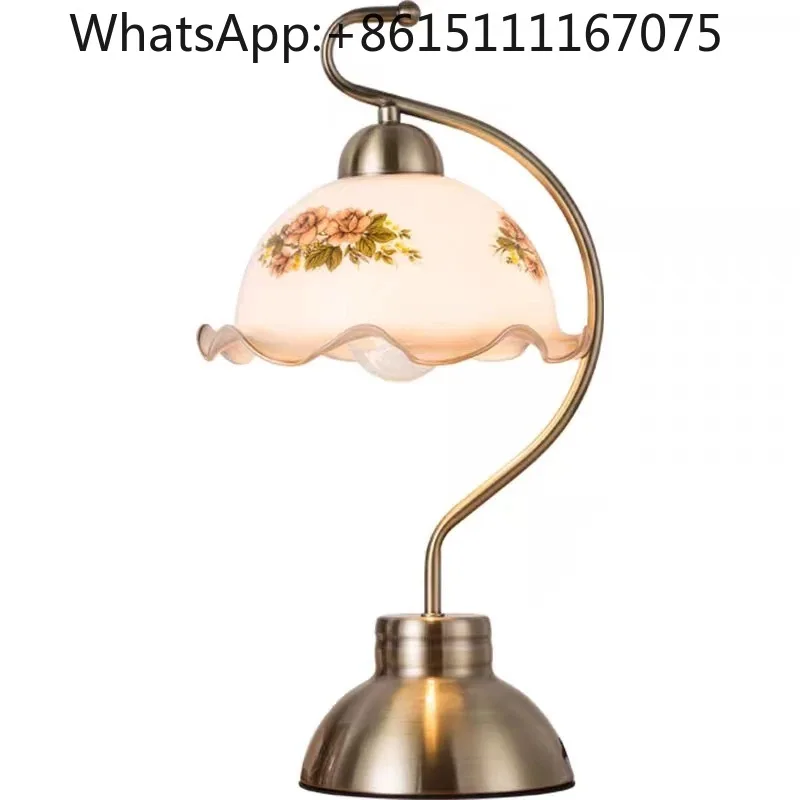 Vintage Chinese Republic Touch Dimmable Warm Romantic Desk Bedside Lamp