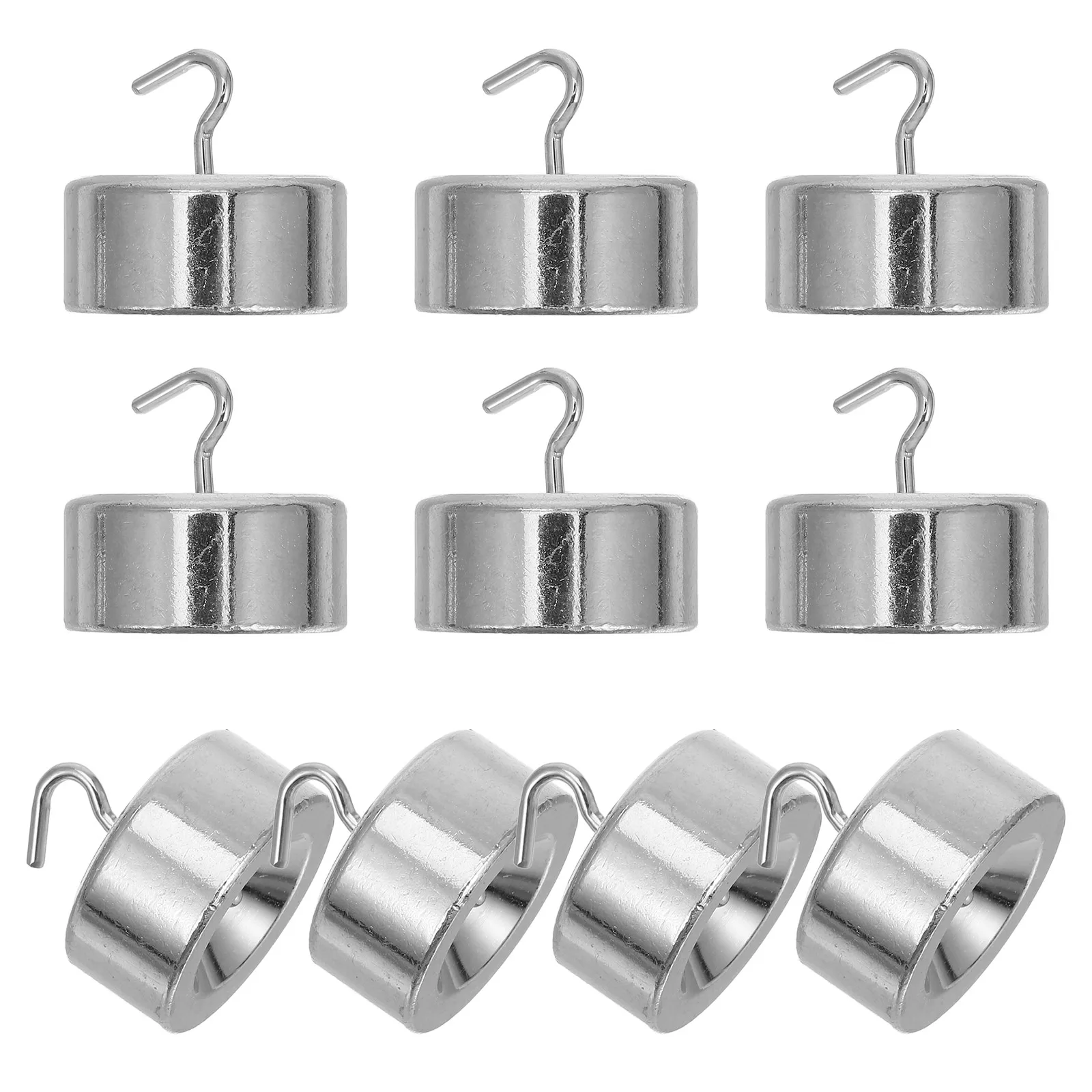 

10pcs 50g Metal Hook Weights Calibration Mass Set for Lab Experiment Accurate Reliable Scale Balance Accessories