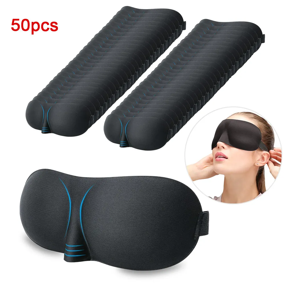 3D Eyepatch Sleep Mask Sleeping Eye Mask Eye Shade Cover Block Out Light Soft Eye Care for Travel Home Use antifaz para dormir