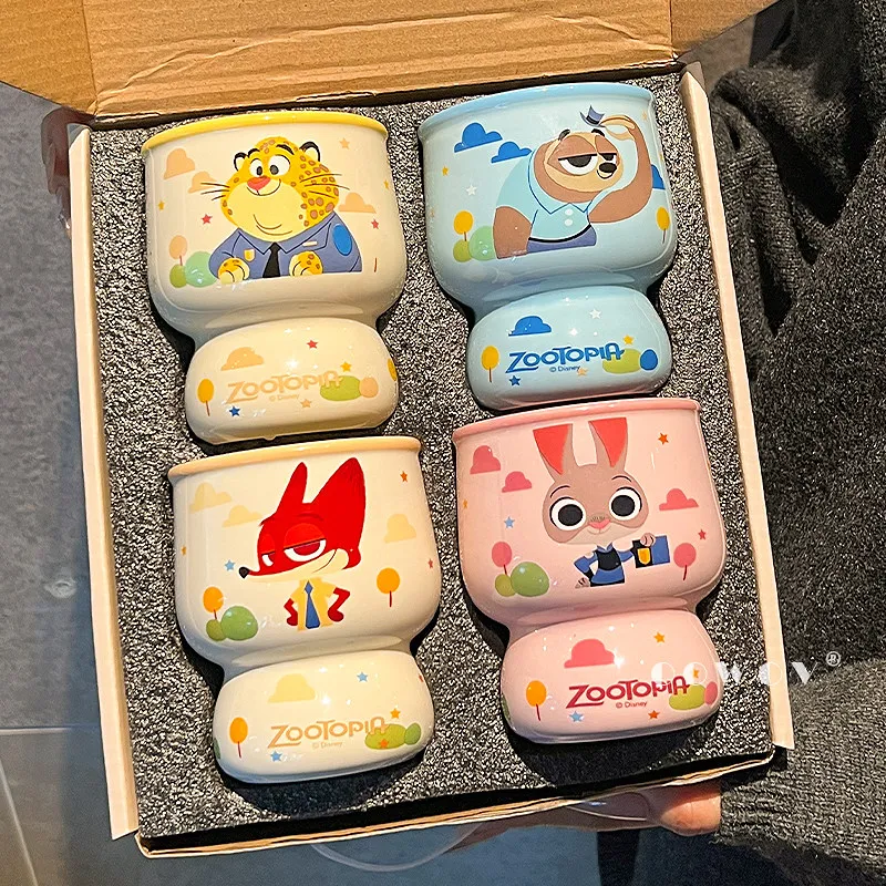 

Original Crazy Animal City Ceramic Mug Set Gift Gift Box Holiday Wedding New Year Birthday Gift