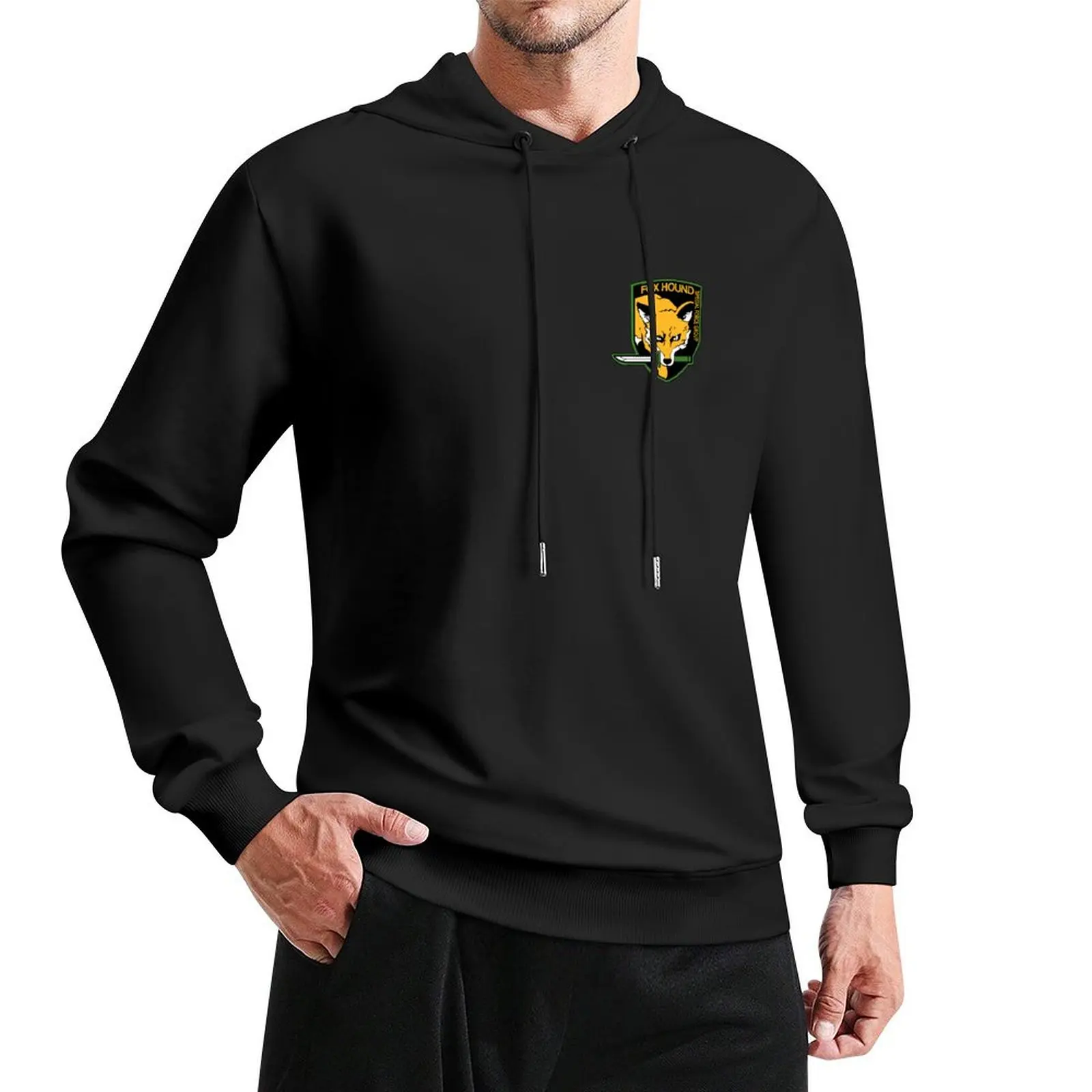 

Metal Gear Solid Foxhound Special Force Group Pullover Hoodie mens designer clothes men's winter sweater hoodie graphic