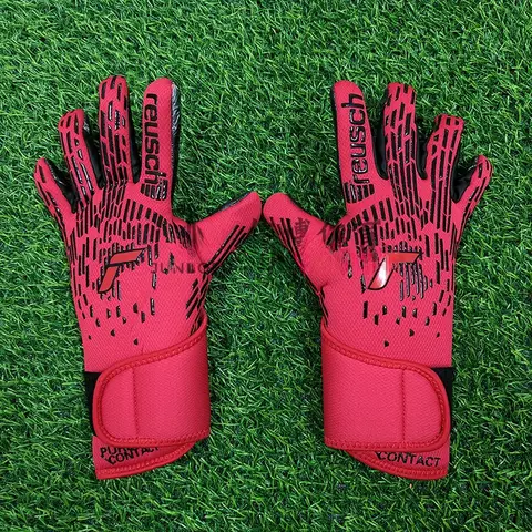남성용 축구 골키퍼 장갑 전문 훈련 장비 미끄럼 방지 내구성 손 보호 성인 및 어린이용
