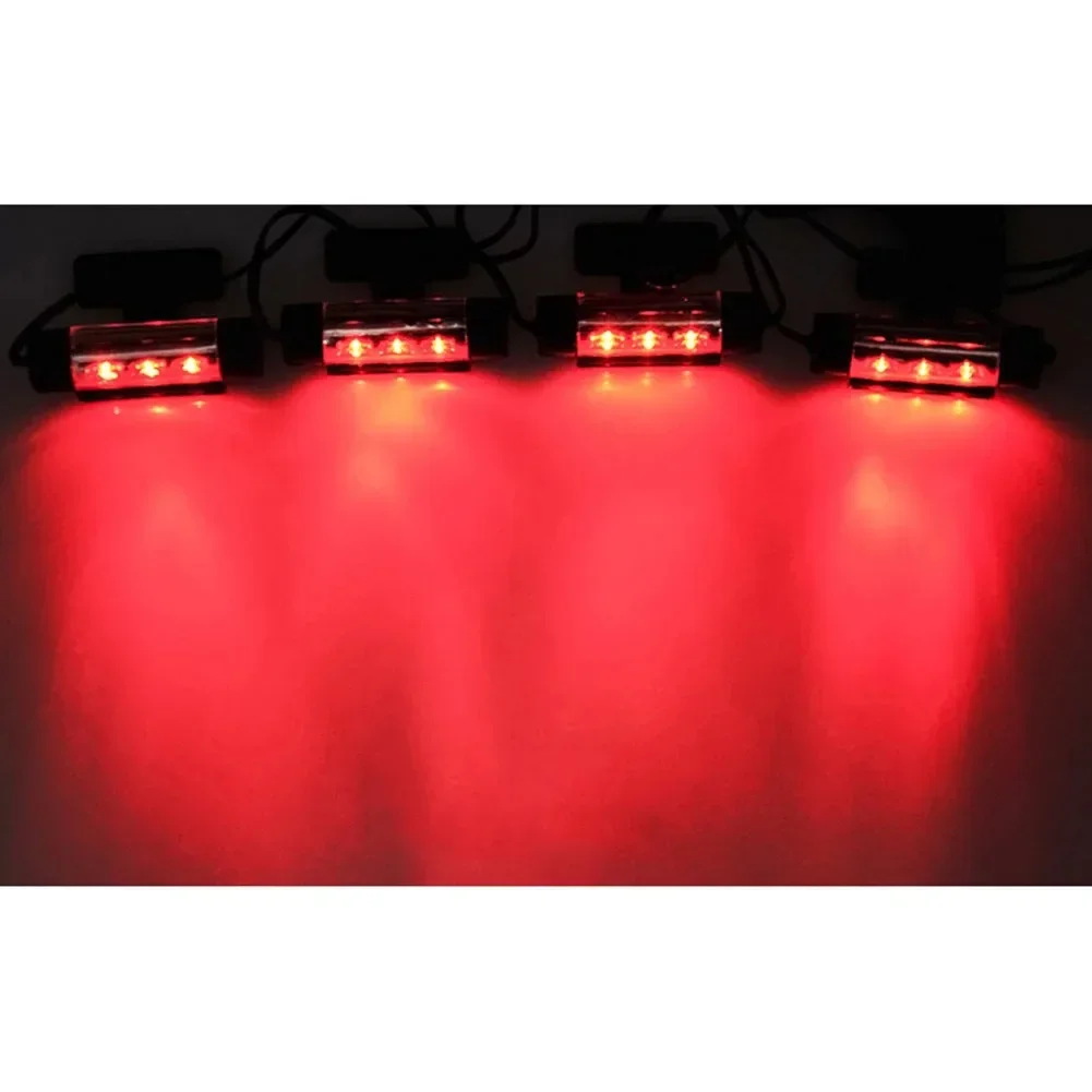 Car  Interior Foot Atmosphere Lamp LED Decoration Light Orange Purple