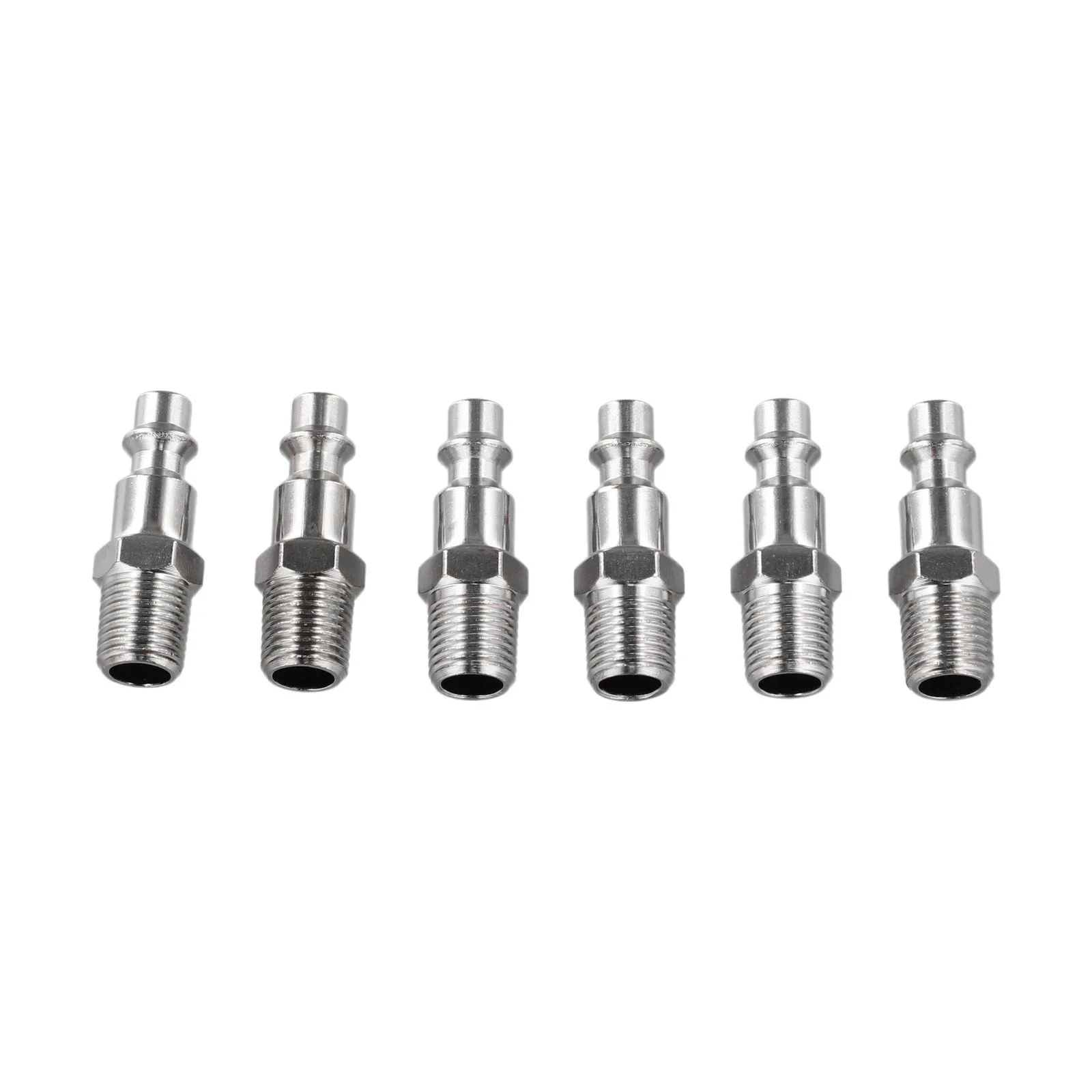 Brand New Quick Connector Accessories Silver Air Hose Fitting Connector For Air Hose NPT Male Threads Pneumatic Tool